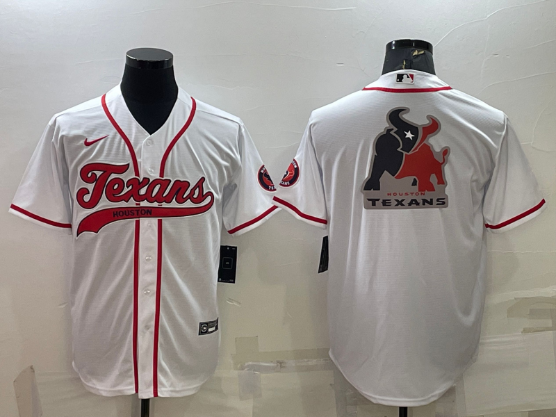Men's Houston Texans White Game Jersey1 football jersey product view 1