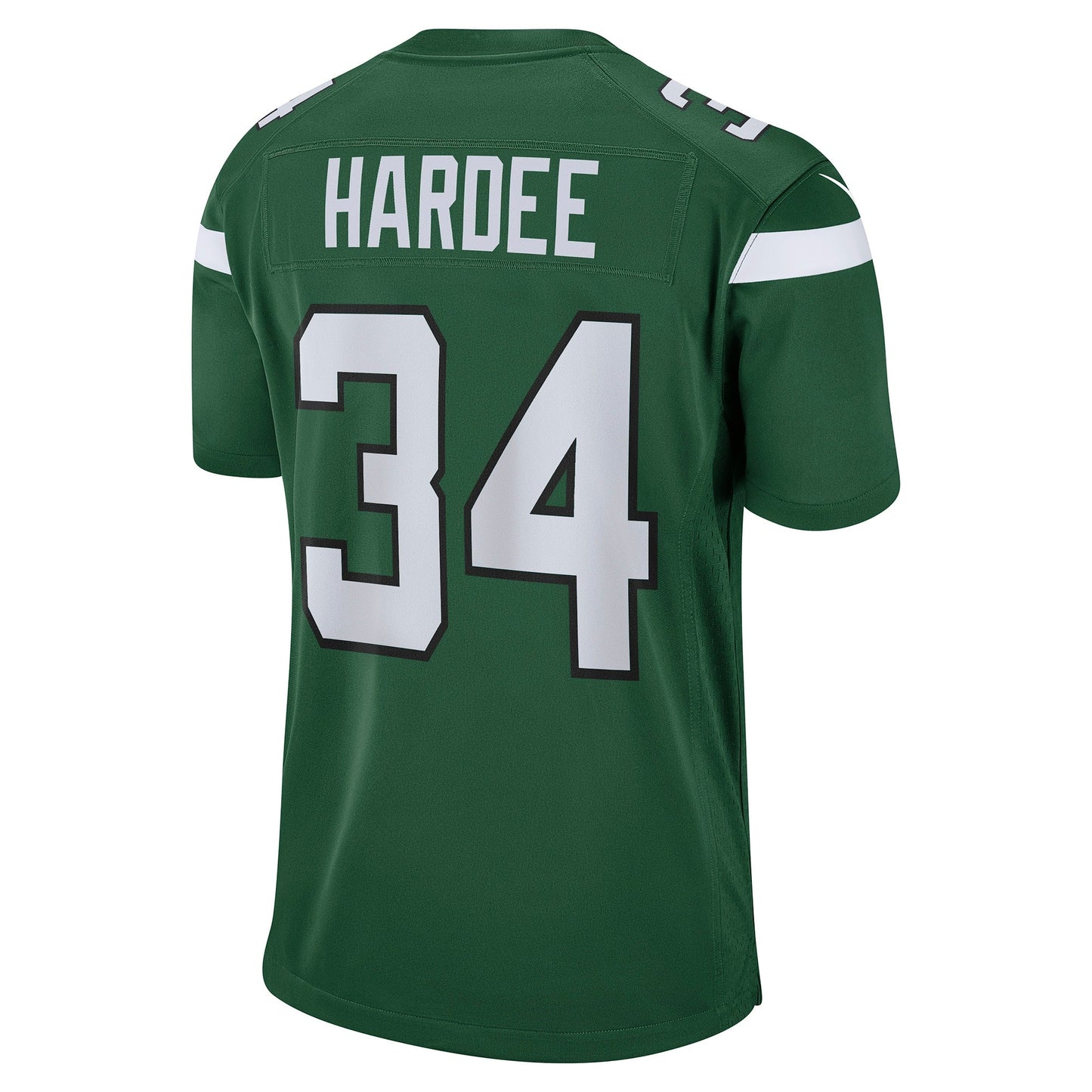 Justin Hardee New York Jets Game Jersey - Gotham Green football jersey product view 3