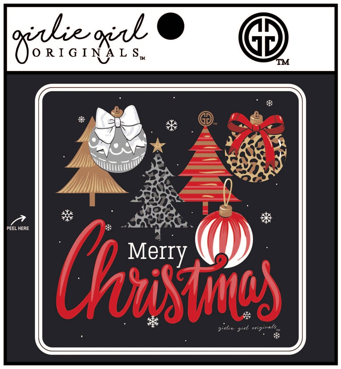Decal/Sticker 2437 Tree Ornaments Unisex T-shirt, Sweatshirt, Hoodie, Long Sleeve Tee - T-Shirt, Sweatshirt, Hoodie