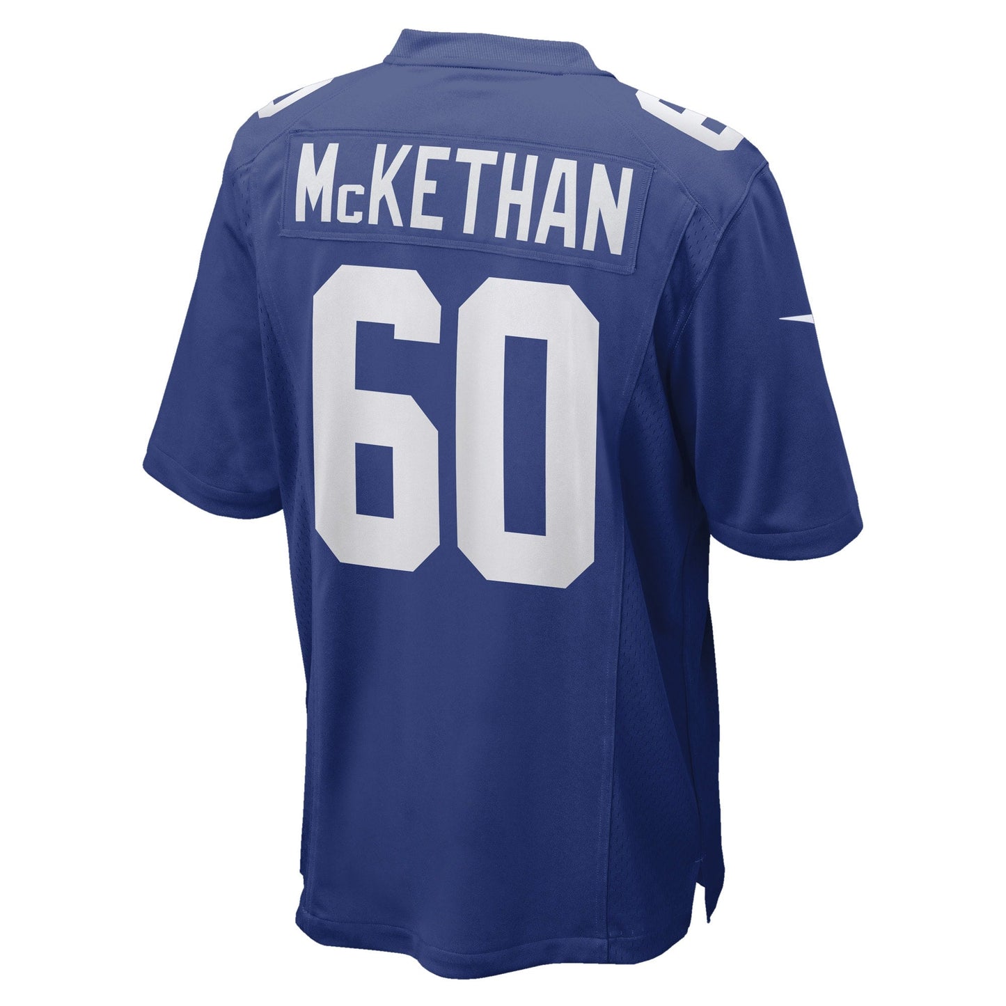 Marcus McKethan New York Giants Game Jersey - Royal football jersey product view 3