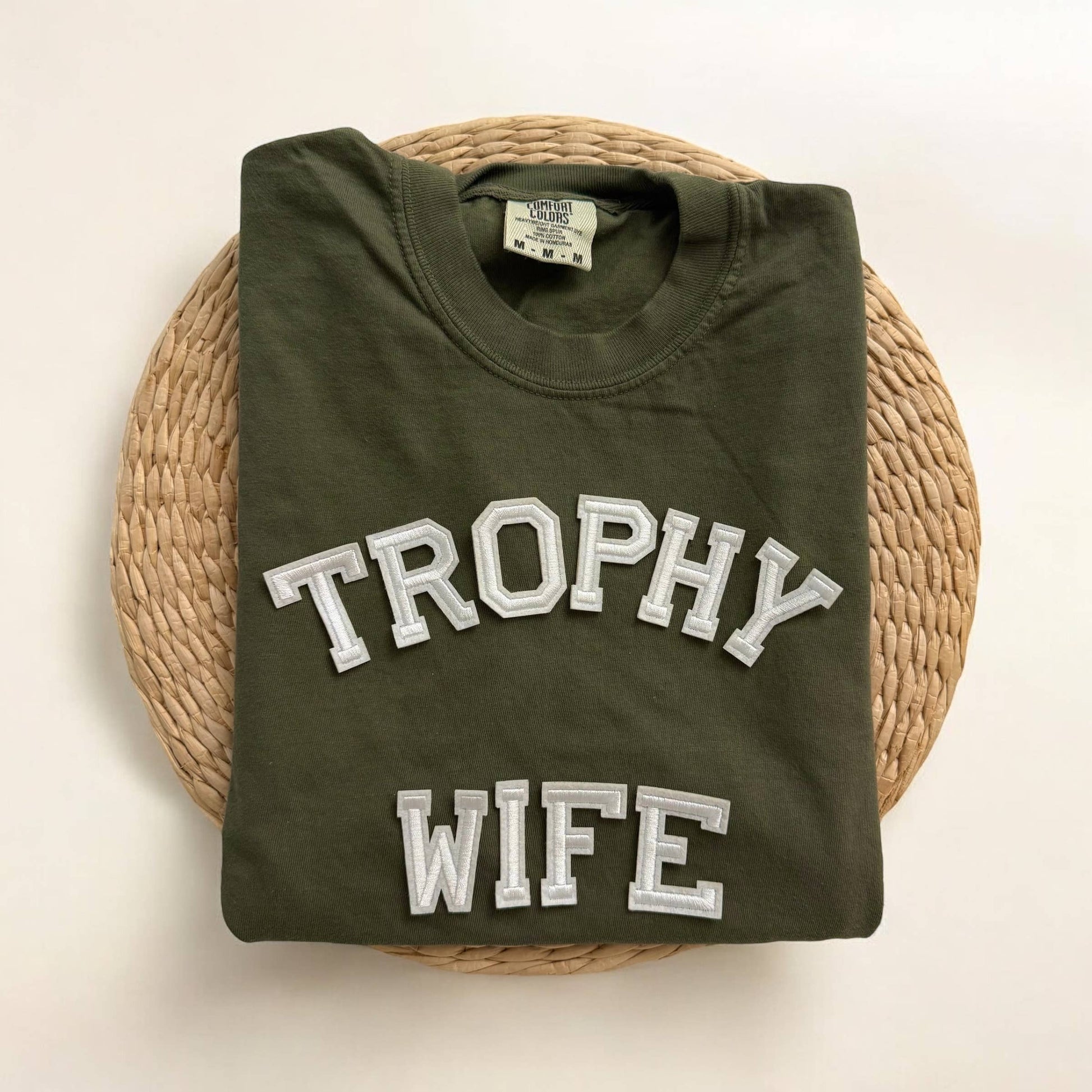 Trophy Wife Comfort Colors Short Sleeve Shirt, Funny Shirts Unisex T-shirt, Sweatshirt, Hoodie, Long Sleeve Tee - T-Shirt, Sweatshirt, Hoodie