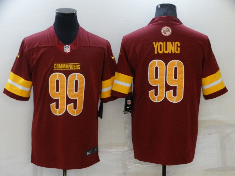 Men's Washington Commanders Chase Young Red Game Player Jersey football jersey product view 1