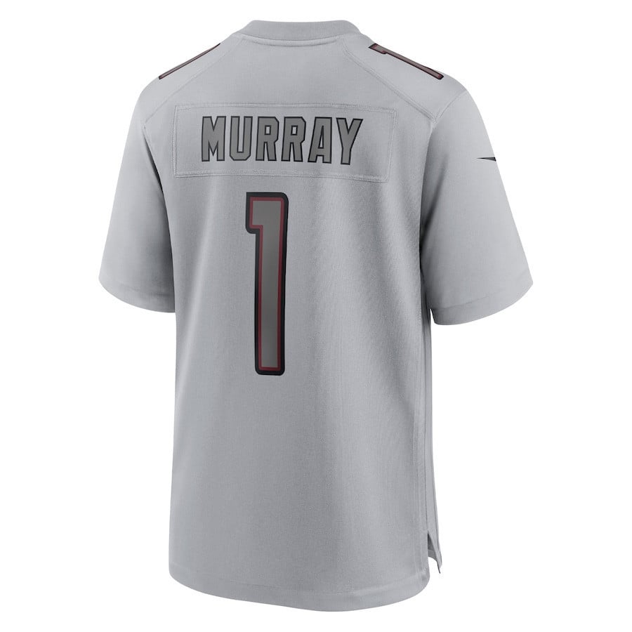 Kyler Murray 1 Arizona Cardinals Atmosphere Fashion Game Jersey - Gray football jersey product view 3