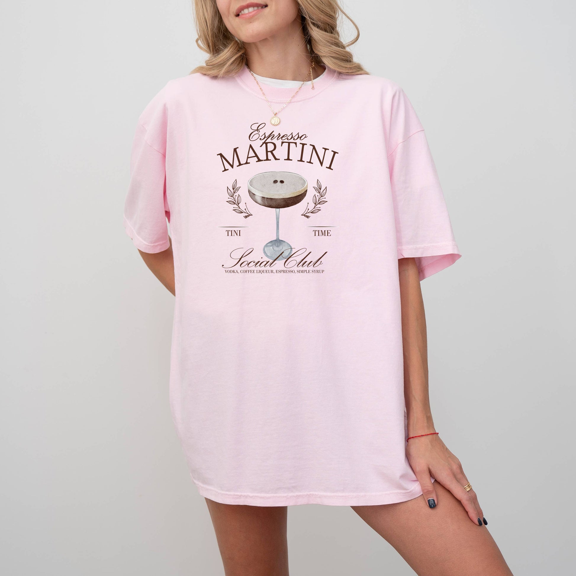 Espresso Martini, Cocktail Club, Social Club, Graphic Tee Unisex T-shirt, Sweatshirt, Hoodie, Long Sleeve Tee - T-Shirt, Sweatshirt, Hoodie
