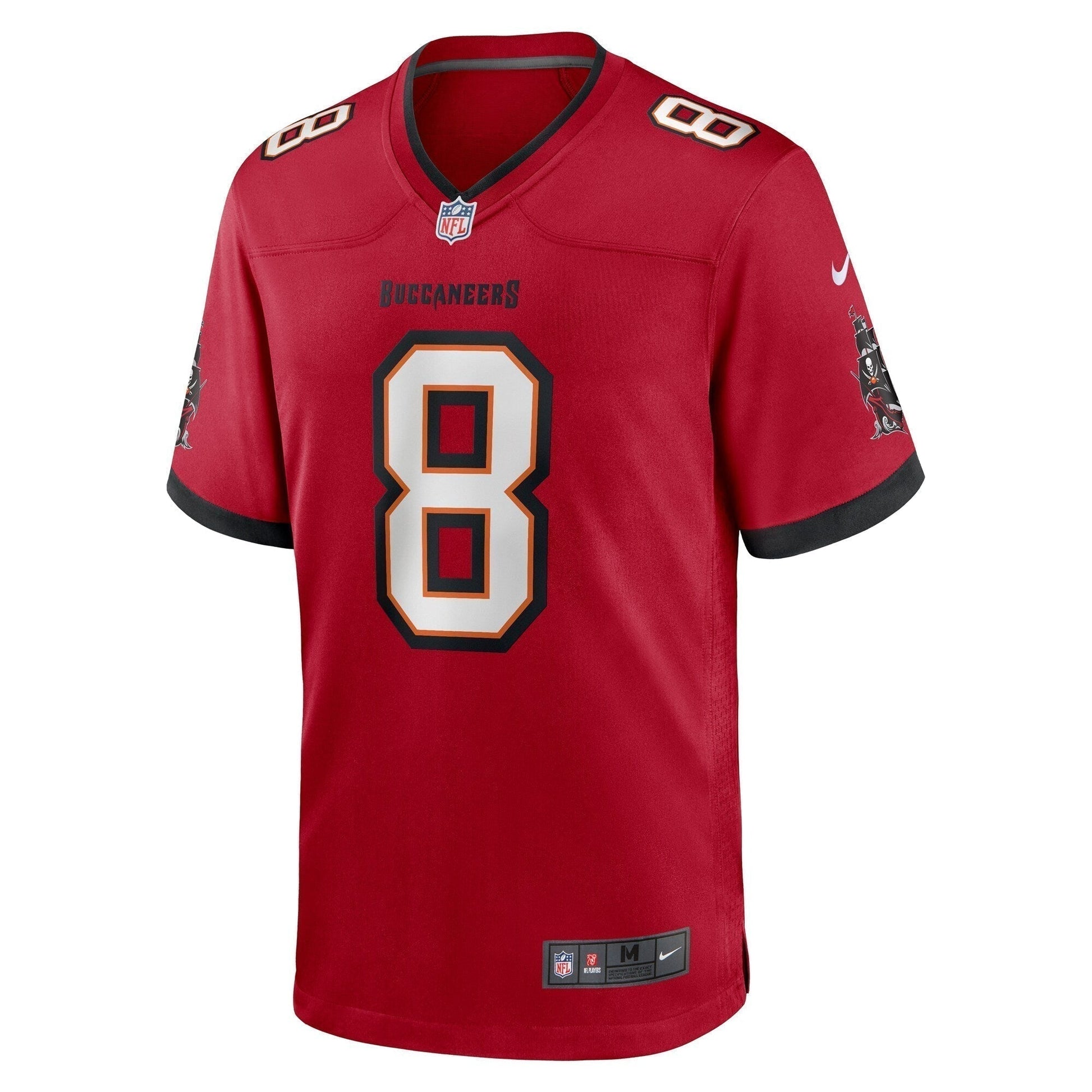 SirVocea Dennis Tampa Bay Buccaneers Game Jersey - Red football jersey product view 2