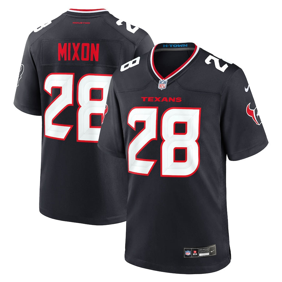 Joe Mixon Houston Texans 2024 Jersey football jersey product view 1