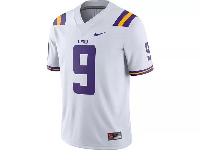 Joe Burrow LSU Tigers Men's Player Game Jersey football jersey product view 1