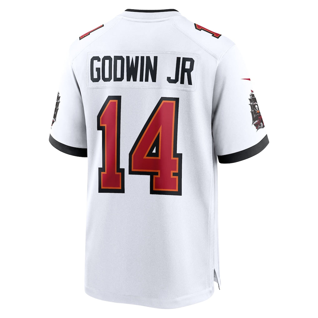TB.Buccaneers #14 Chris Godwin Jr. White 50th Season White Game Jersey football jersey product view 1
