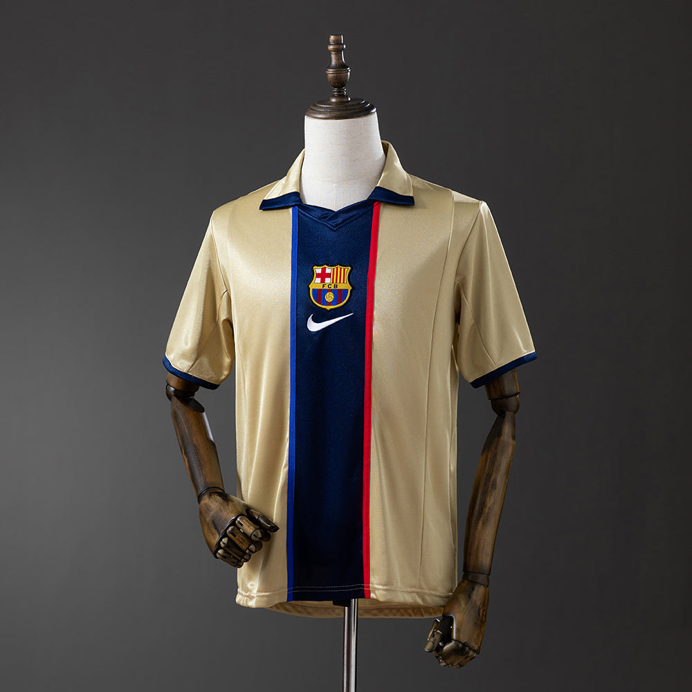 Barcelona 2002 Away Retro Jersey sports jersey product view 1