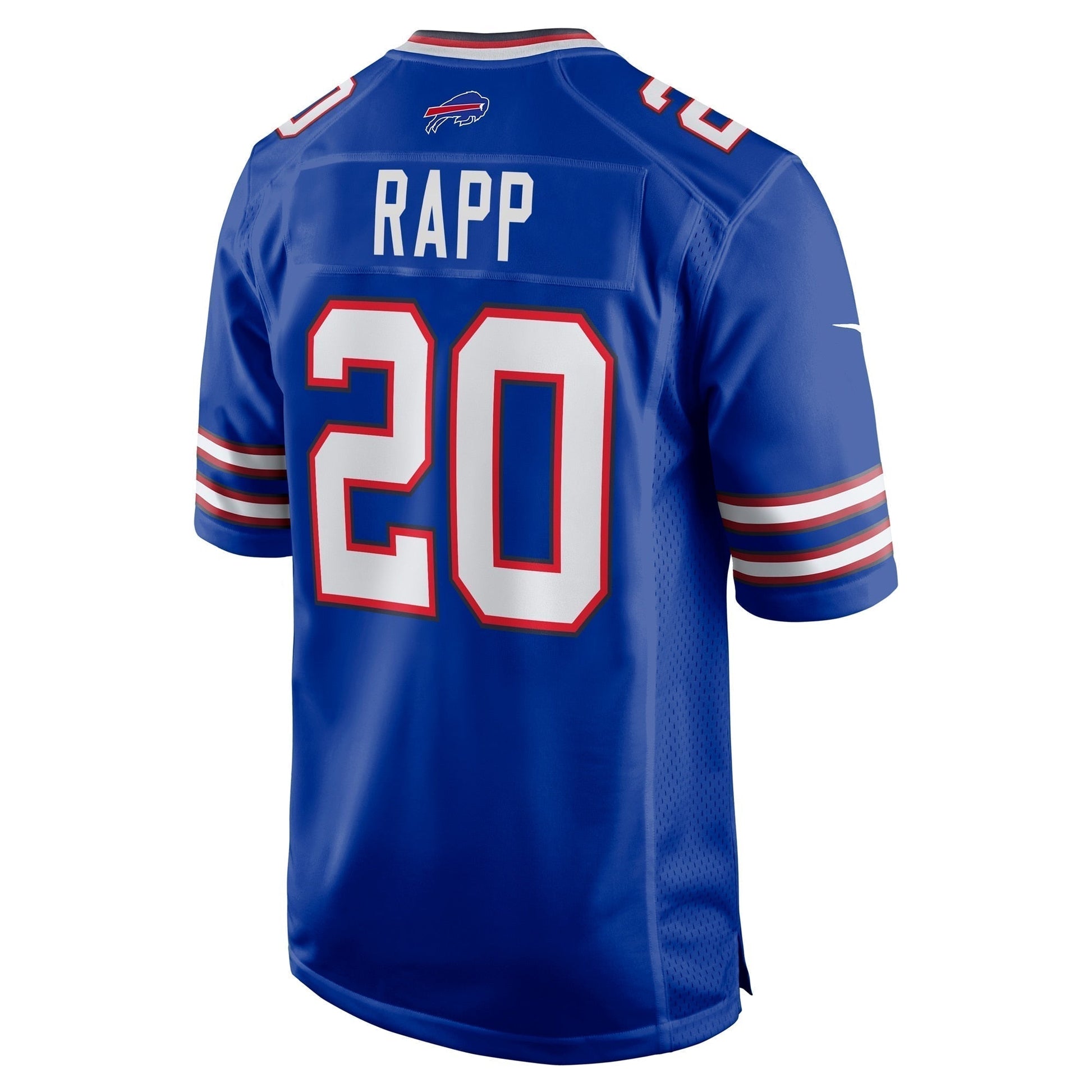 Taylor Rapp Buffalo Bills Game Jersey - Royal football jersey product view 3