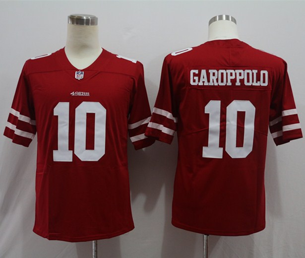 Men's San Francisco 49ers Jimmy Garoppolo Red Game Jersey football jersey product view 1