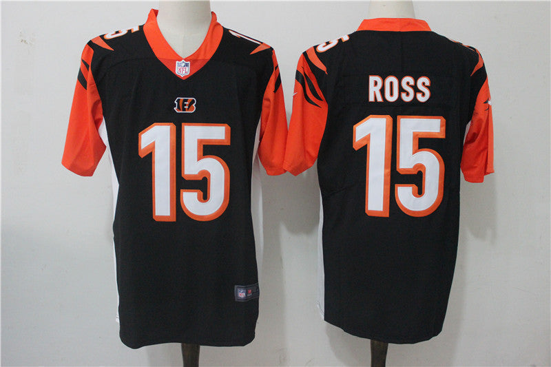 Men's Cincinnati Bengals John Ross Black Game Jersey football jersey product view 1