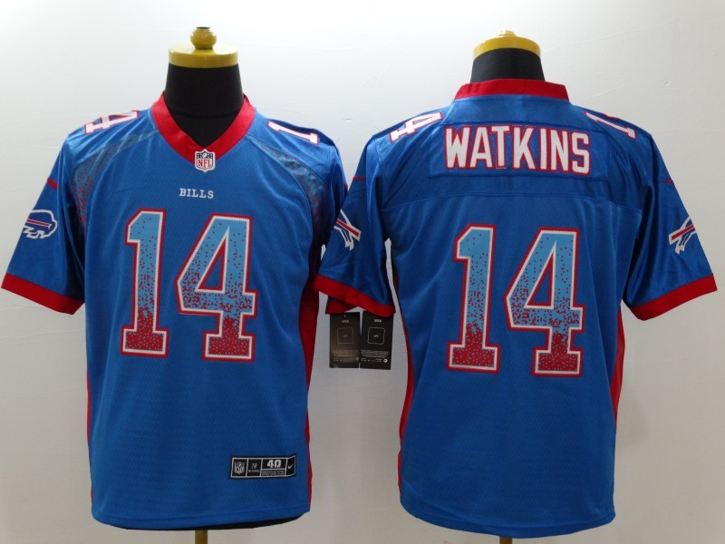 Men's Buffalo Bills Sammy Watkins #14 Blue Game Jersey1 football jersey product view 1