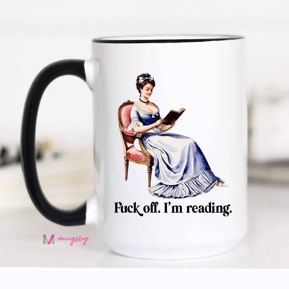 Fuck Off I'm Reading Coffee Mug, Book Lover Mug, Bookstore Unisex T-shirt, Sweatshirt, Hoodie, Long Sleeve Tee - T-Shirt, Sweatshirt, Hoodie