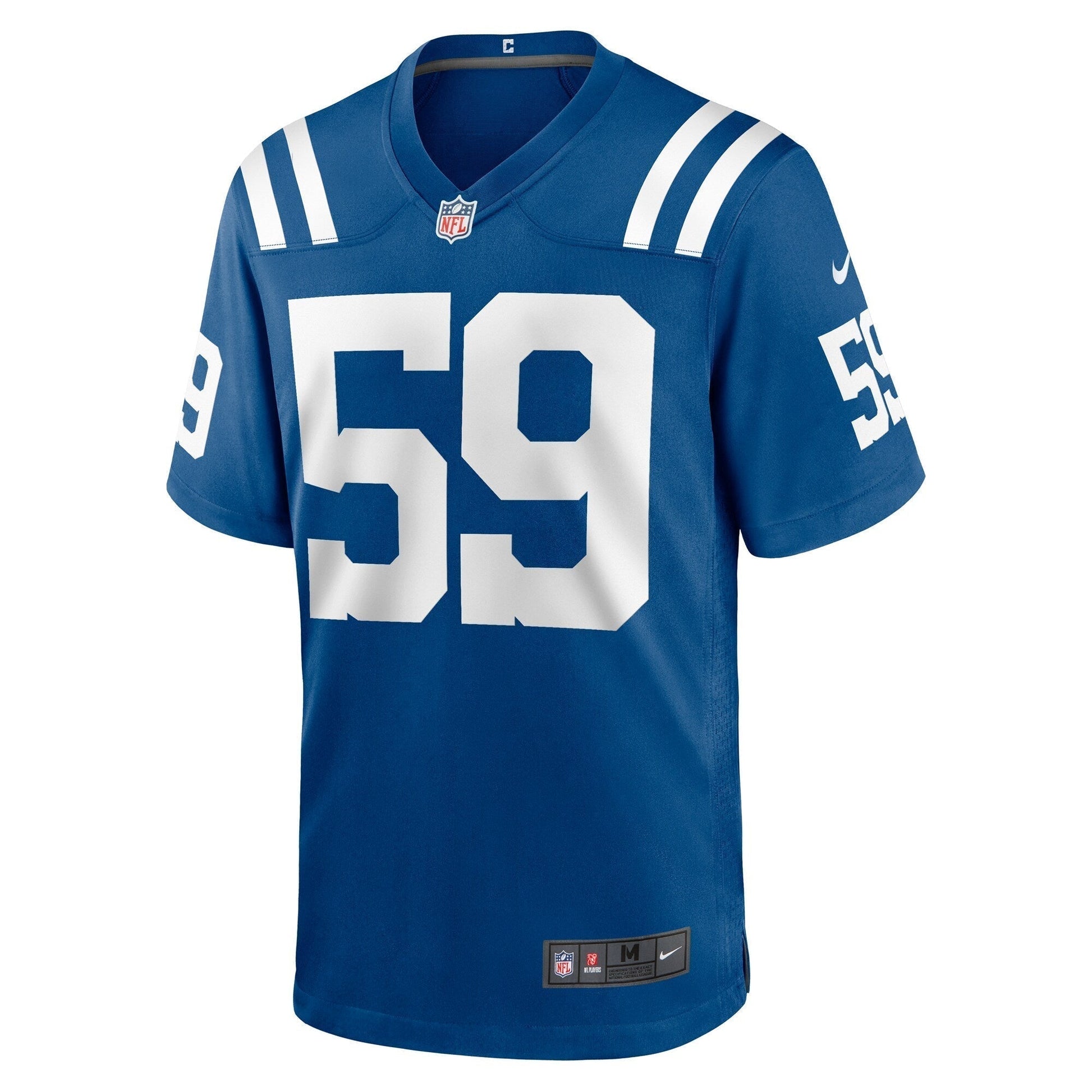 Cameron McGrone Indianapolis Colts Team Game Jersey - Royal football jersey product view 2
