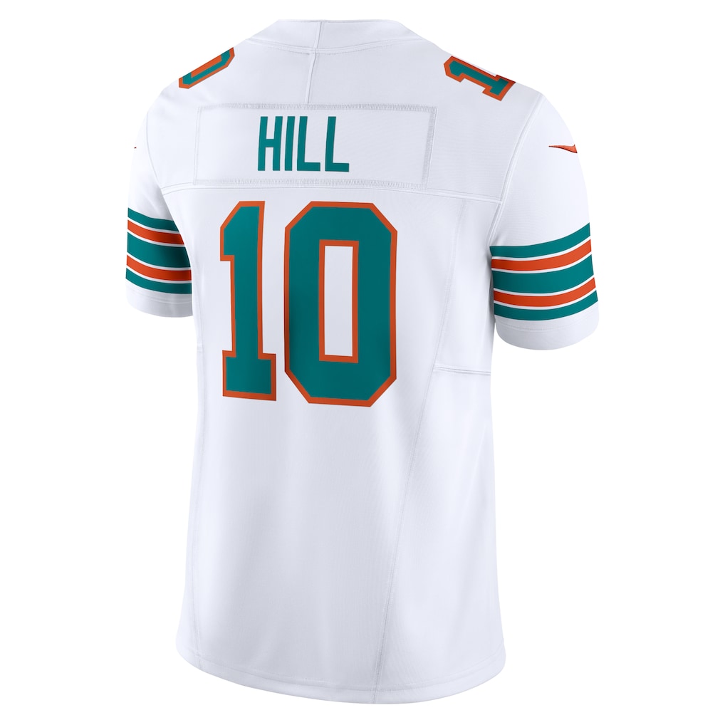 M.Dolphins #10 Tyreek Hill White Vapor F.U.S.E. Limited Jersey football jersey product view 1