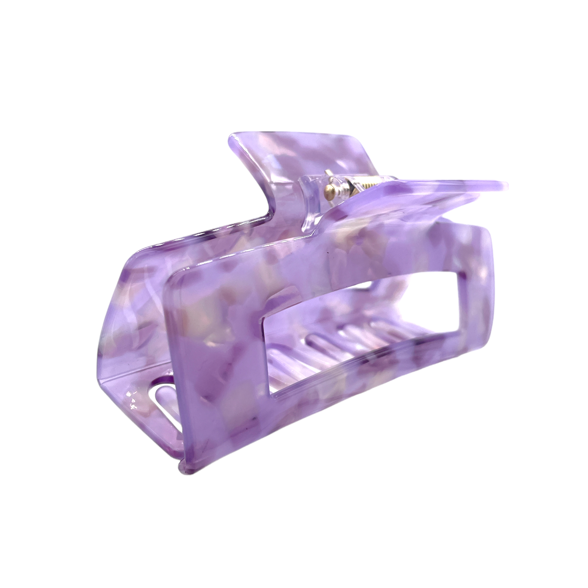 HCR-12M Large Rectangle Hair Clip-Purple/White Unisex T-shirt, Sweatshirt, Hoodie, Long Sleeve Tee - T-Shirt, Sweatshirt, Hoodie