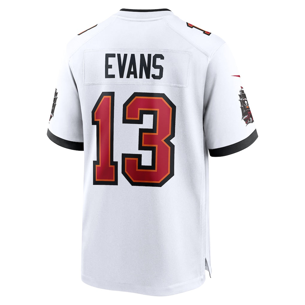 TB.Buccaneers #13 Mike Evans White Game Jersey football jersey product view 1