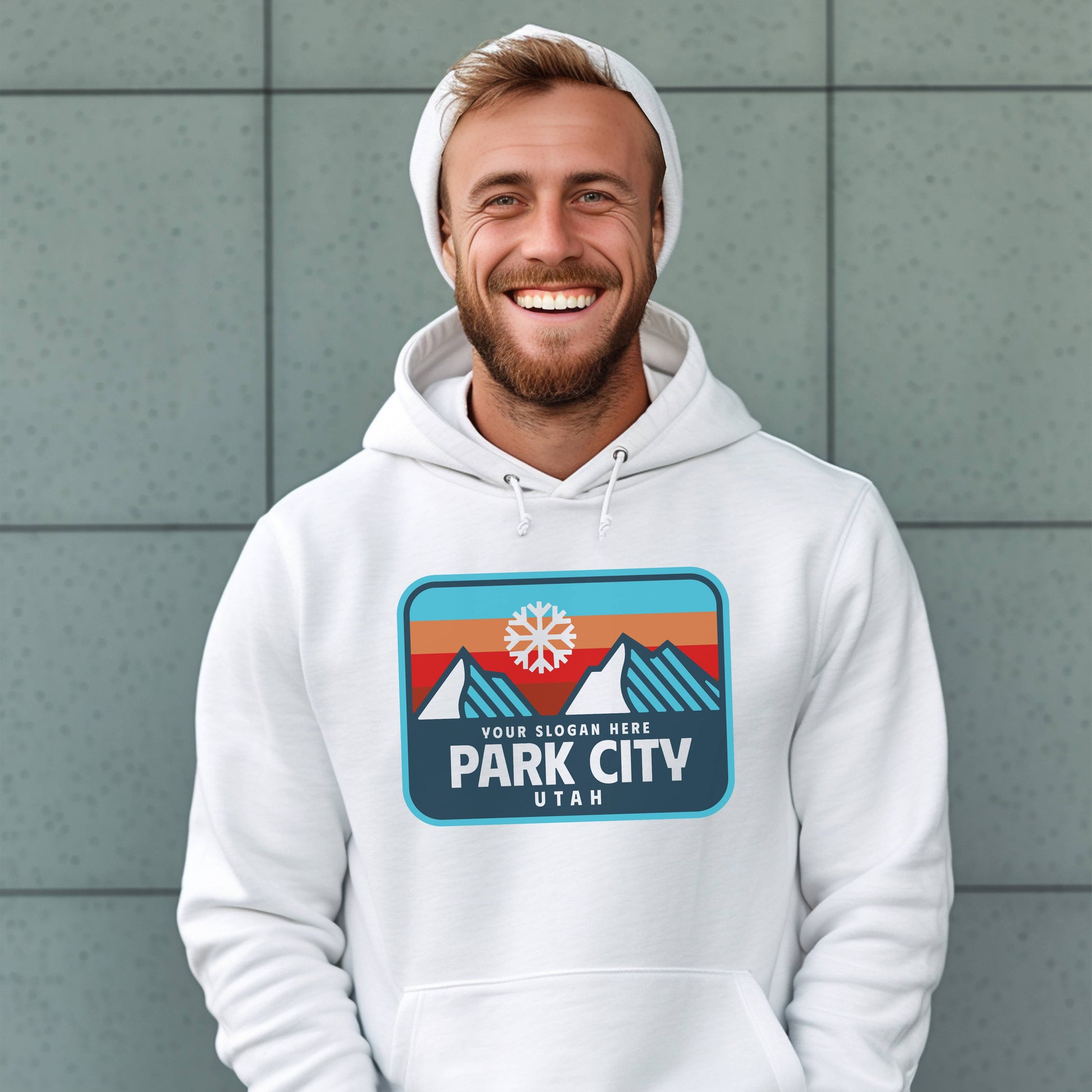 Customizable Double Mountain Hoodie | Sizes S-2XL Unisex T-shirt, Sweatshirt, Hoodie, Long Sleeve Tee - T-Shirt, Sweatshirt, Hoodie