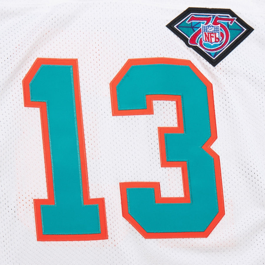 Men's Dan Marino White Miami Dolphins 1994 Jersey football jersey product view 3