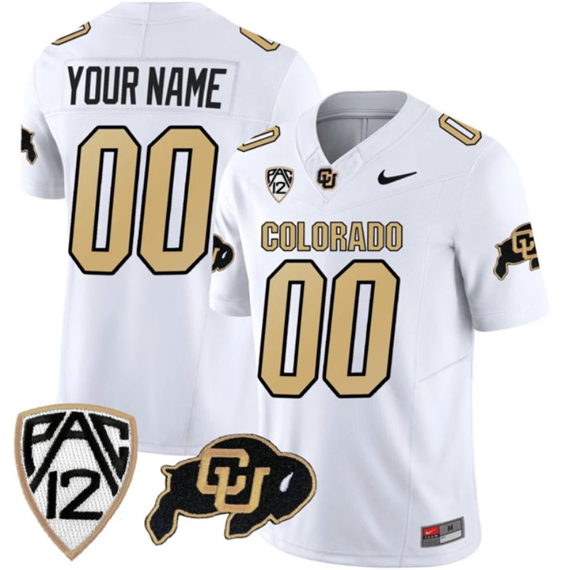 Custom Colorado Buffaloes Jersey football jersey product view 1