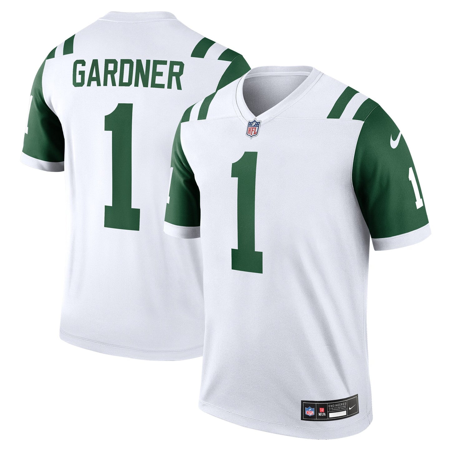 New York Jets Ahmad Sauce Gardner White Legend Player Performance Top football jersey product view 1