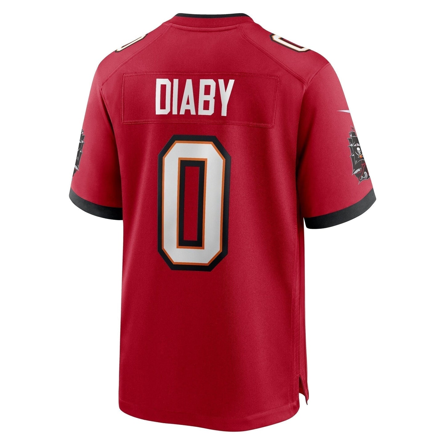 YaYa Diaby Tampa Bay Buccaneers Game Jersey - Red football jersey product view 3