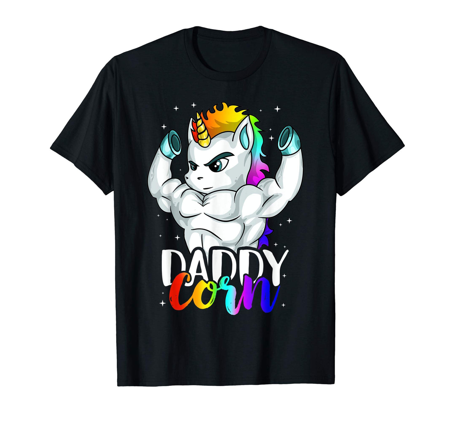 Daddycorn Unicorn Dad Daddy T-Shirt - Casual Everyday Wear for Adults - T-Shirt, Sweatshirt, Hoodie
