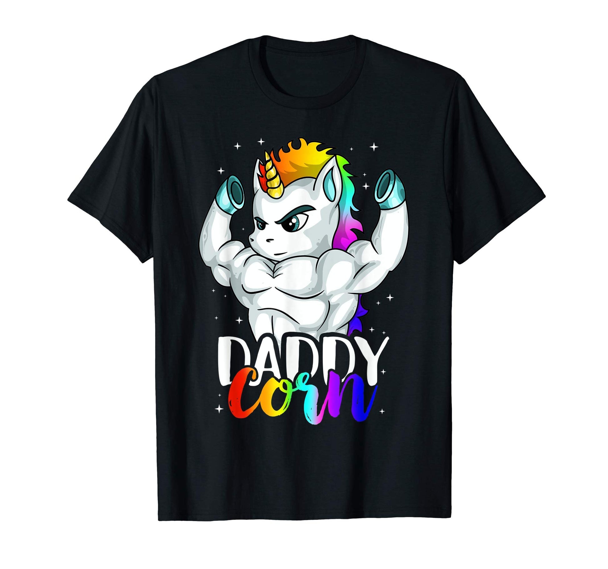 Daddycorn Unicorn Dad Daddy T-Shirt - Casual Everyday Wear for Adults - T-Shirt, Sweatshirt, Hoodie