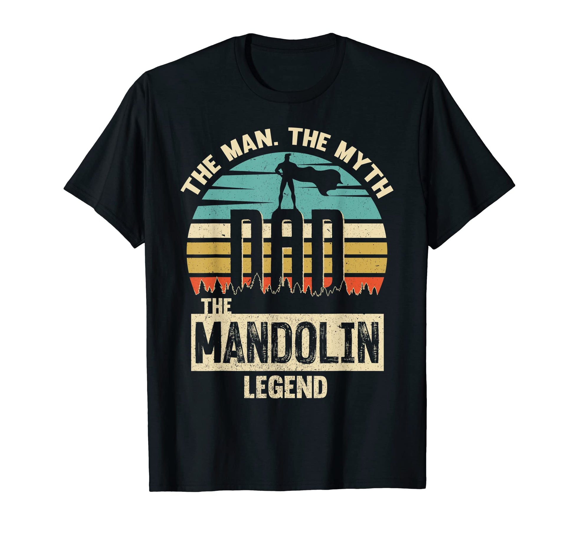 Myth Legend Dad Mandolin T-Shirt - Aesthetic Graphic for Adults - T-Shirt, Sweatshirt, Hoodie