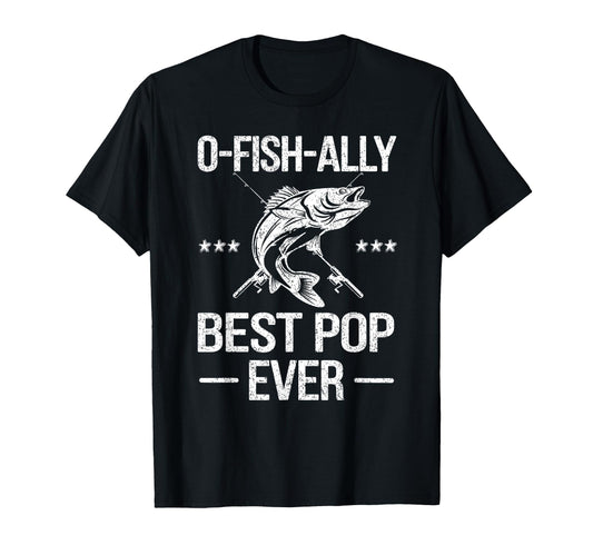 Best Fishing Pop Ever Fisherman Pop T-Shirt - Aesthetic Graphic for Adults - T-Shirt, Sweatshirt, Hoodie