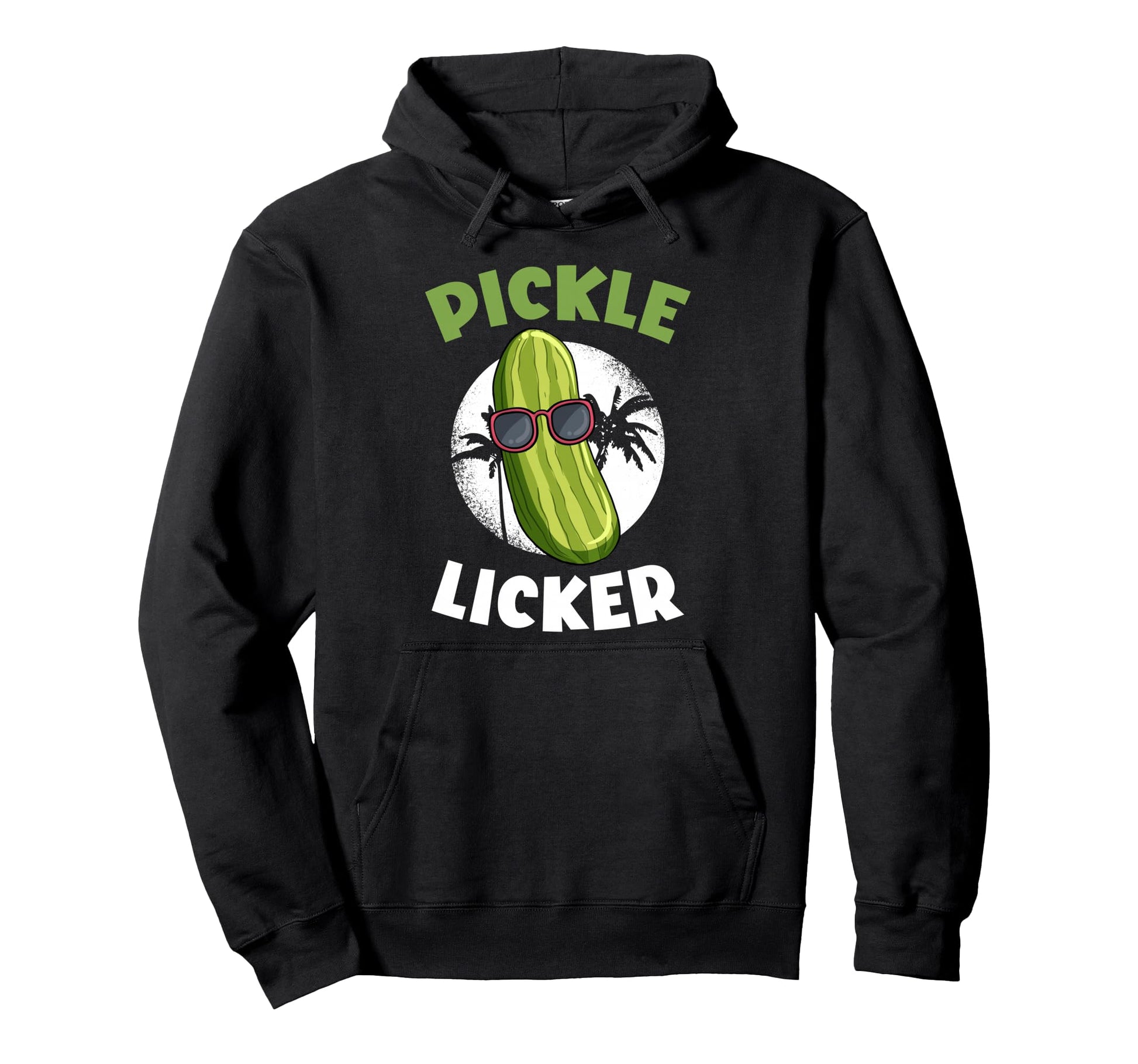 Pickle Licker Funny Cucumber Joke Hoodie - Minimalist Print Men Women - T-Shirt, Sweatshirt, Hoodie
