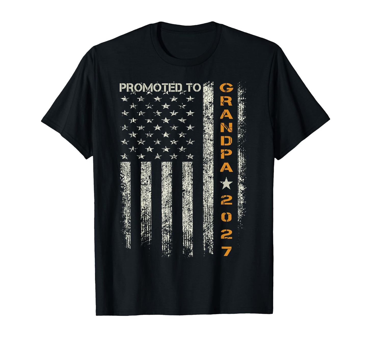 Promoted To Grandpa Est 2027 New Dad T-Shirt - Custom Art Print Men Women - T-Shirt, Sweatshirt, Hoodie