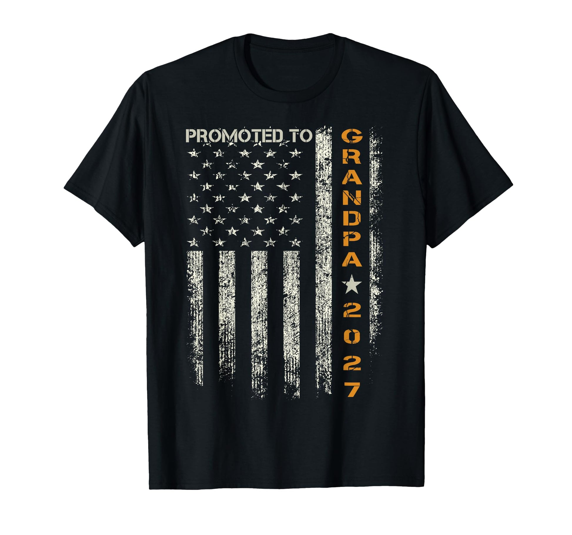 Promoted To Grandpa Est 2027 New Dad T-Shirt - Custom Art Print Men Women - T-Shirt, Sweatshirt, Hoodie