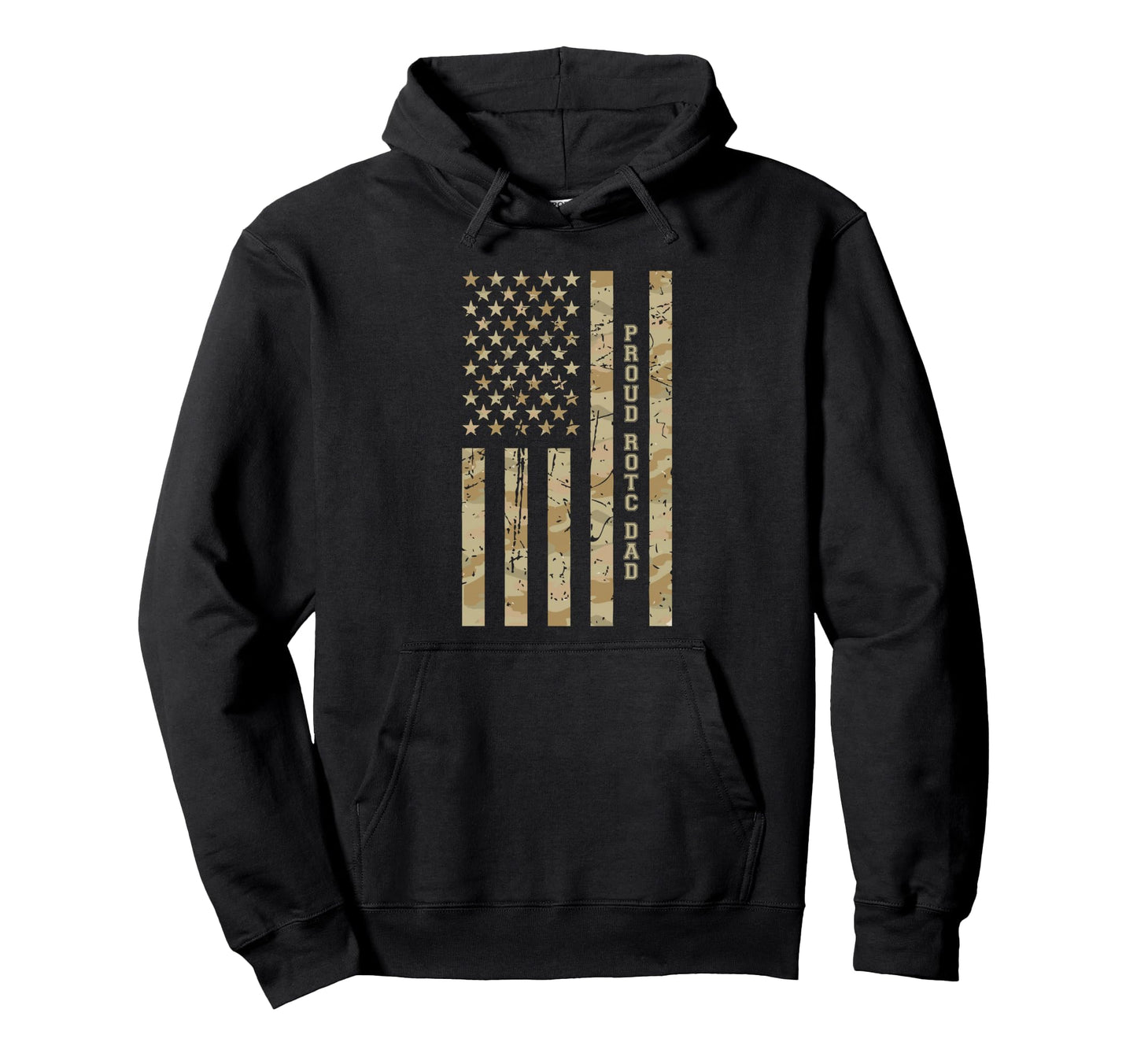 Proud Rotc Dad Military Family Desert Hoodie - Casual Everyday Wear Unisex - T-Shirt, Sweatshirt, Hoodie