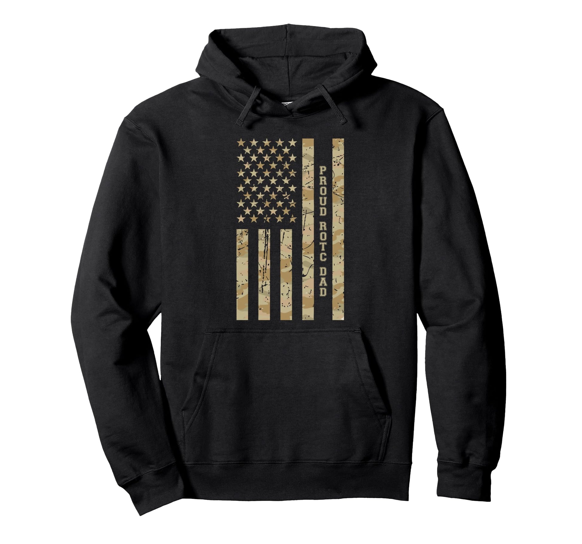 Proud Rotc Dad Military Family Desert Hoodie - Casual Everyday Wear Unisex - T-Shirt, Sweatshirt, Hoodie