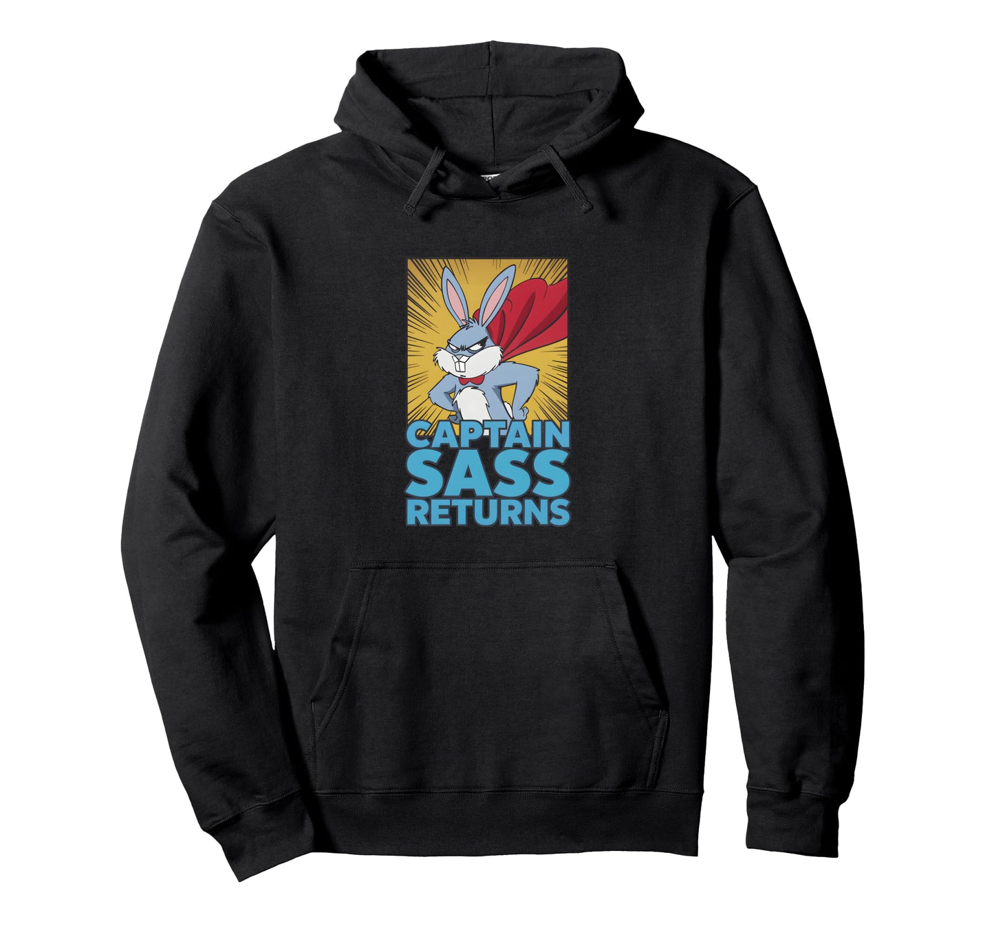 Grumpy Bunny Captain Sass Return Hoodie - Fun Novelty Design Unisex - T-Shirt, Sweatshirt, Hoodie