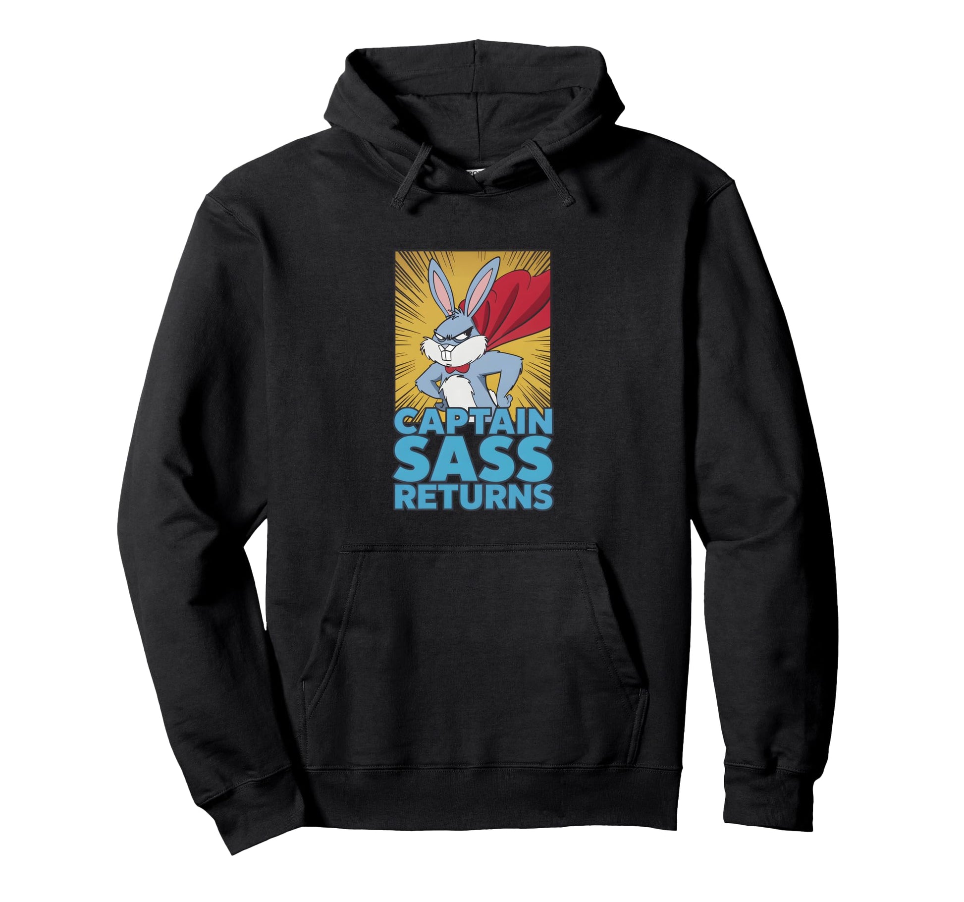 Grumpy Bunny Captain Sass Return Hoodie - Fun Novelty Design Unisex - T-Shirt, Sweatshirt, Hoodie