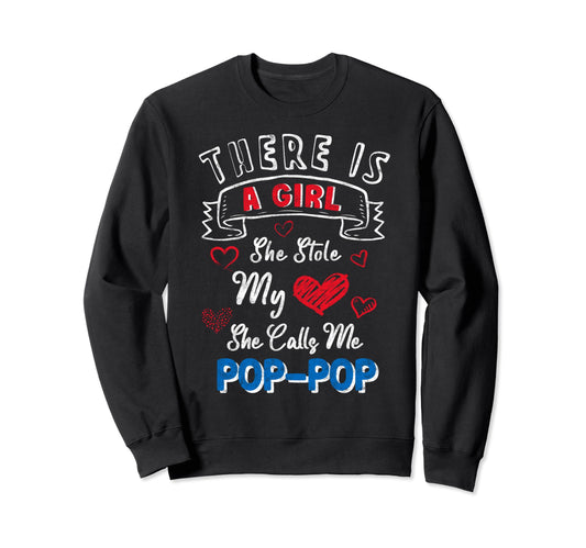 Calls Me Pop Pop Fathers Day Sweatshirt - Casual Everyday Wear Men Women - T-Shirt, Sweatshirt, Hoodie
