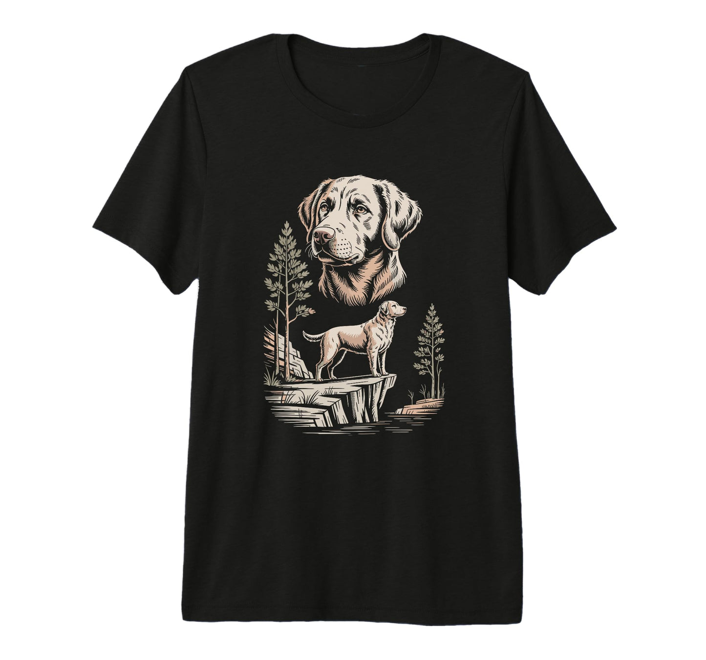 Mom Dad Chesapeake Bay Retriever Dog T-Shirt - Fun Novelty Design Unisex - T-Shirt, Sweatshirt, Hoodie