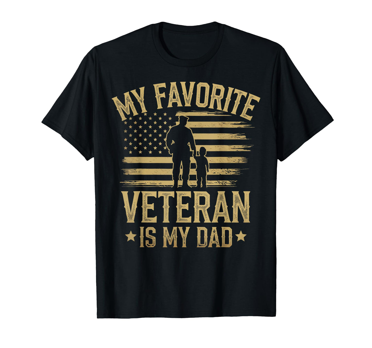 Usa Dad Veteran Father Military Sweatshirt - Custom Art Print Men Women - T-Shirt, Sweatshirt, Hoodie