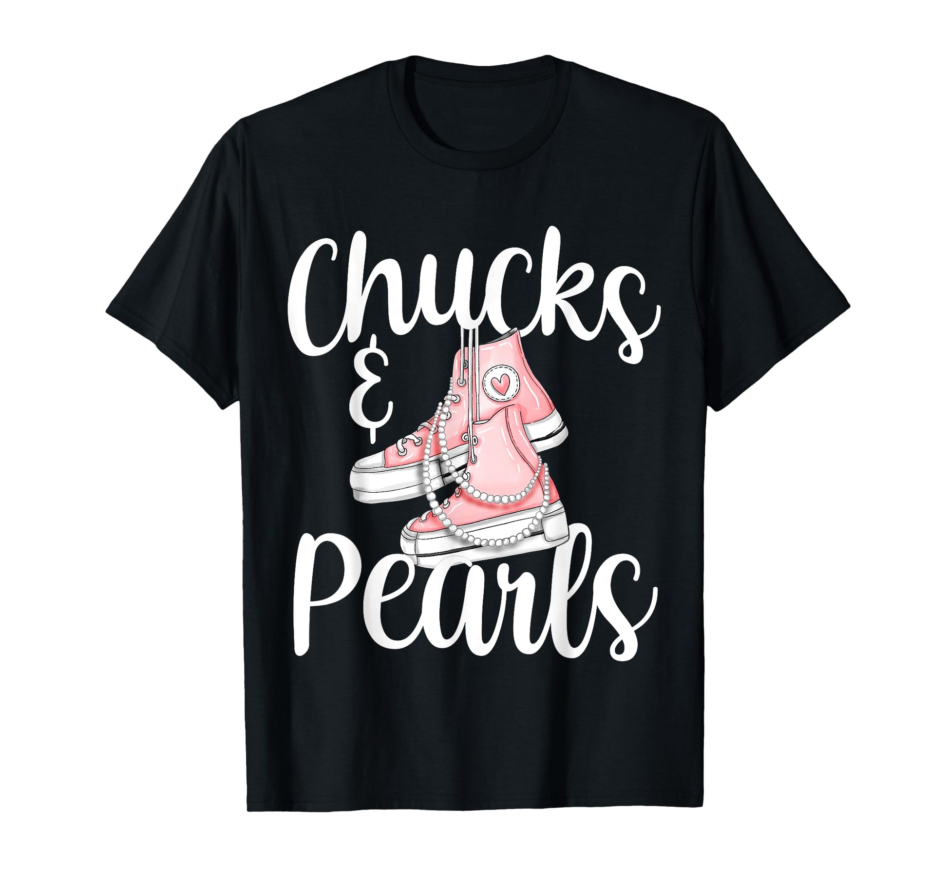 Chucks And Pearls 2021 Gift Kamala T-Shirt - Fun Novelty Design Men Women - T-Shirt, Sweatshirt, Hoodie