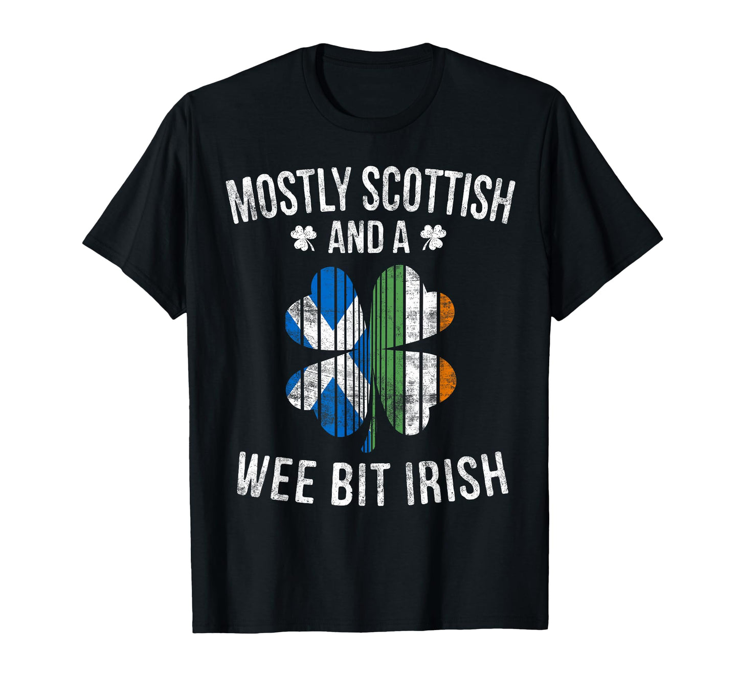 Scottish Wee Bit Irish Scotland T-Shirt - Minimalist Print Men Women - T-Shirt, Sweatshirt, Hoodie
