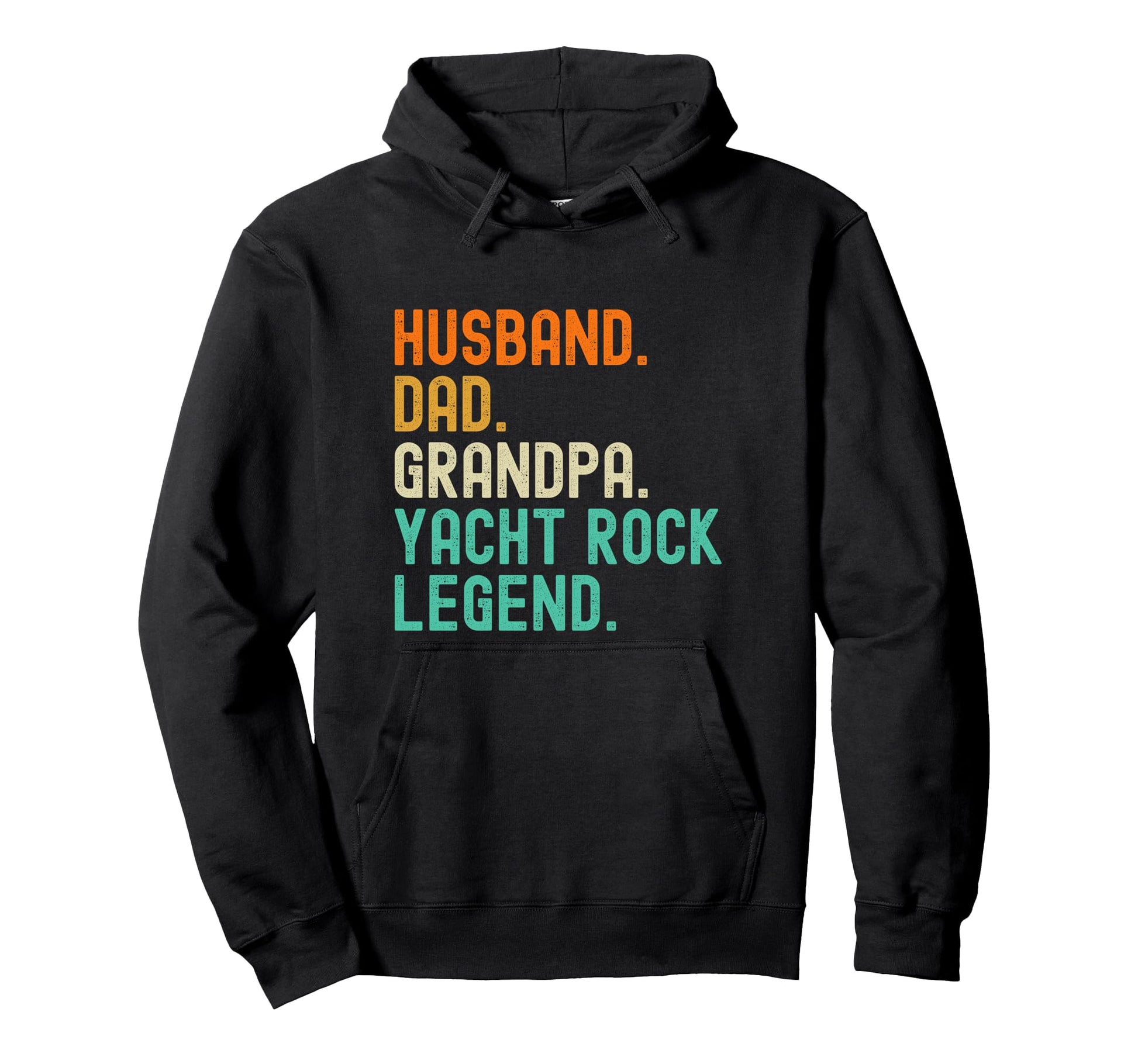 Husband Dad Grandpa Yacht Rock Legend Hoodie - Minimalist Print for Adults - T-Shirt, Sweatshirt, Hoodie
