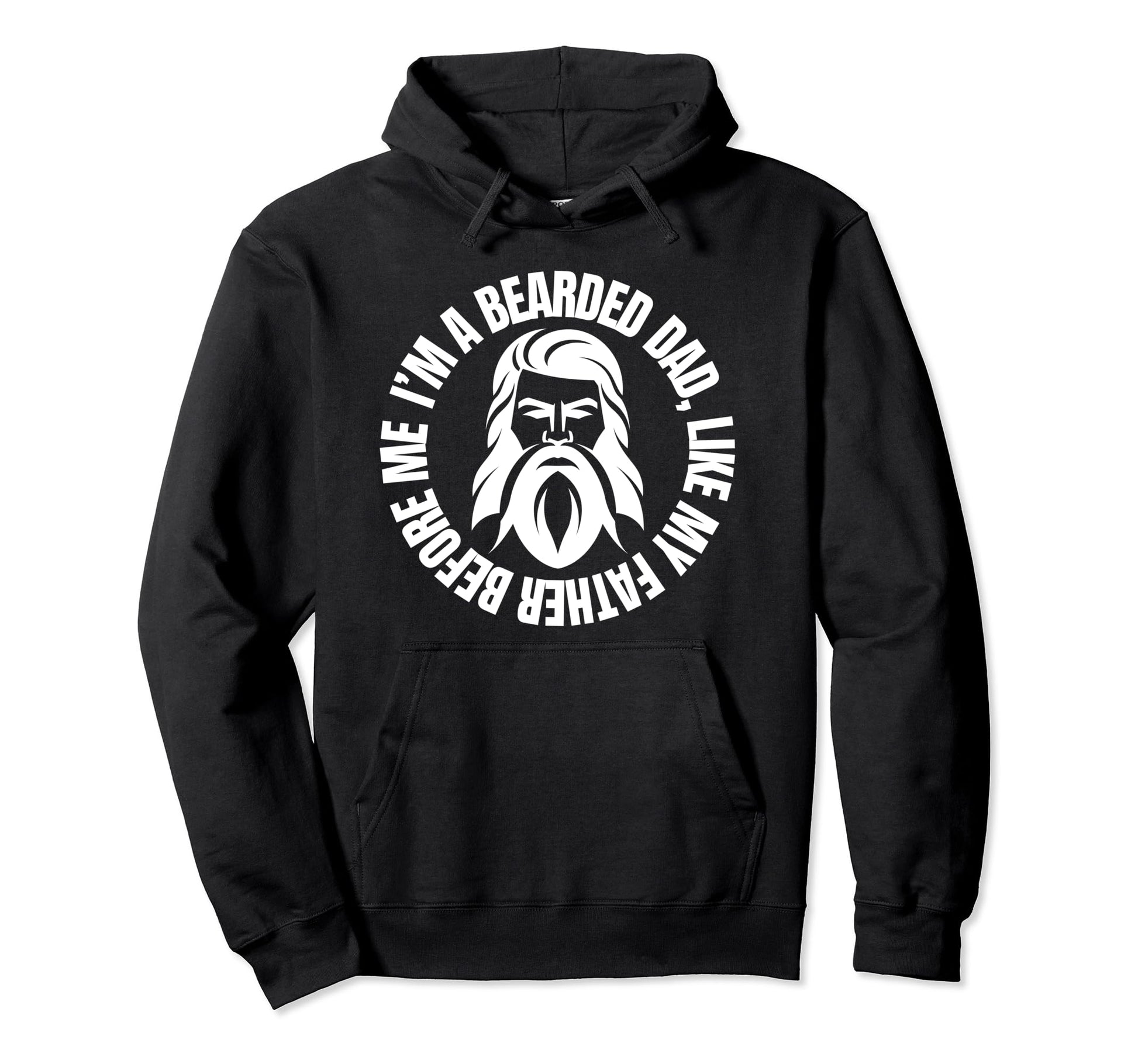 Funny Beard Fathers Gift Tattoo Hoodie - Casual Everyday Wear for Adults - T-Shirt, Sweatshirt, Hoodie