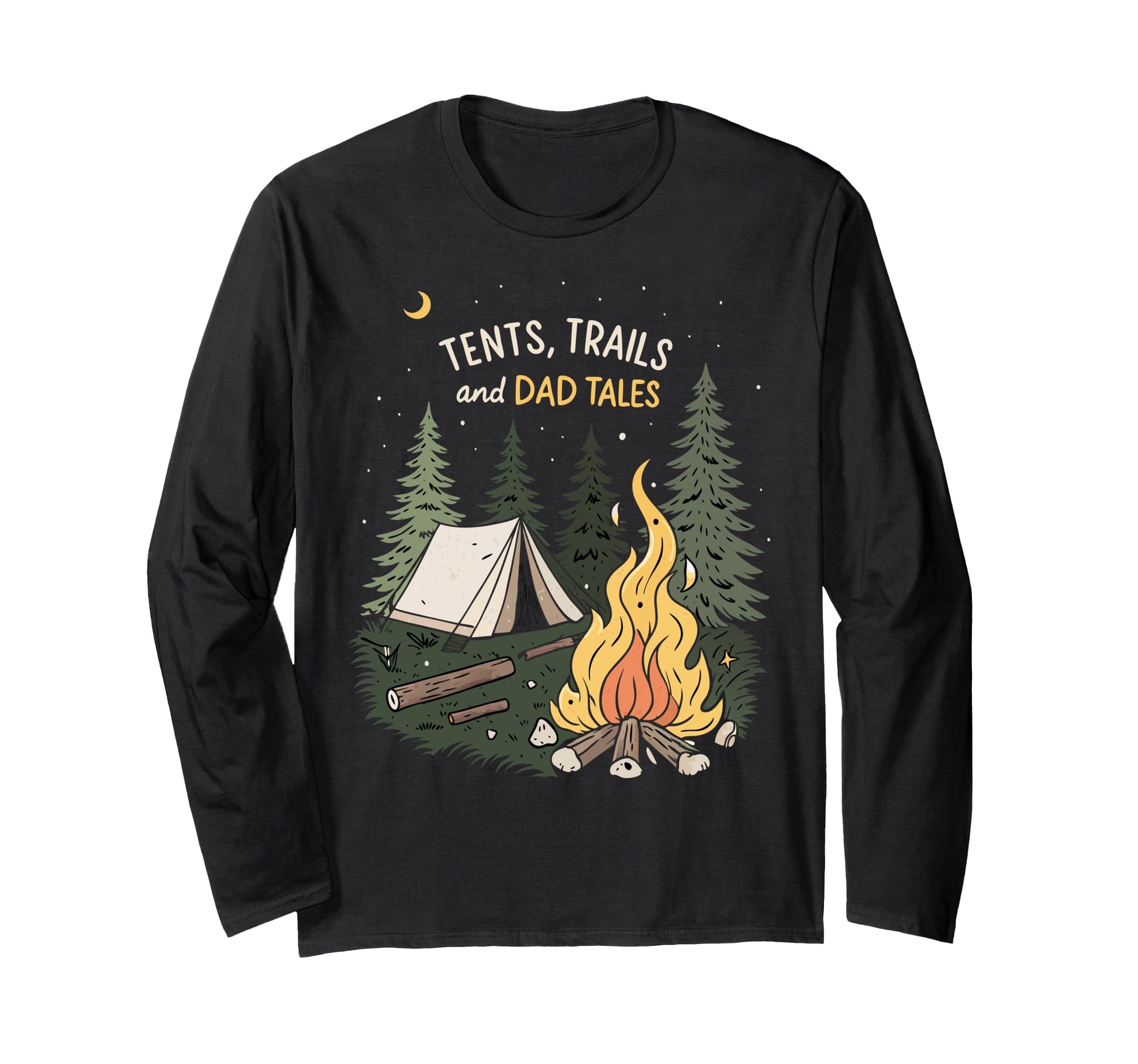 Tents Trails And Dad Tales Hiking T-Shirt - Streetwear Style Men Women - T-Shirt, Sweatshirt, Hoodie