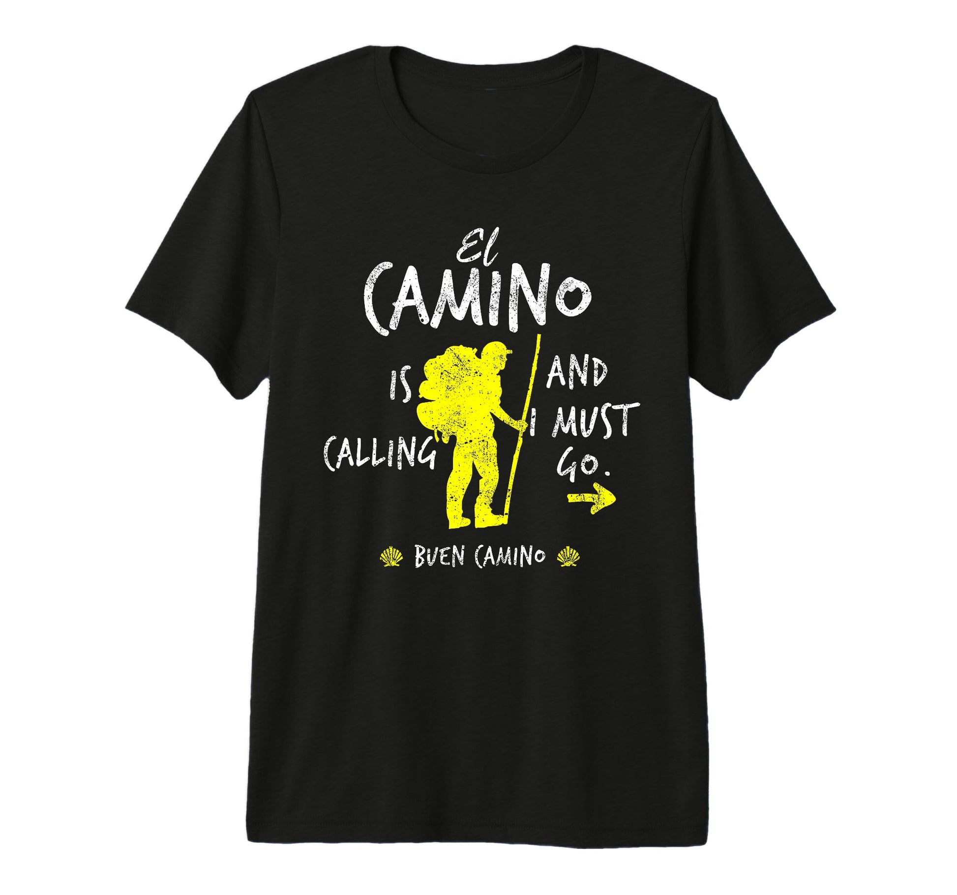 El Camino Is Calling And I Must Go Santiago T-Shirt - Graphic Print Unisex - T-Shirt, Sweatshirt, Hoodie