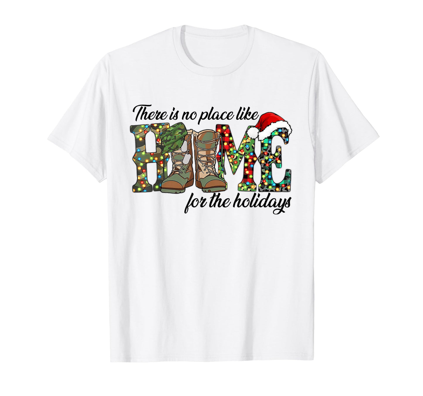 There Is No Place Like Home Holidays T-Shirt - Custom Art Print for Adults - T-Shirt, Sweatshirt, Hoodie