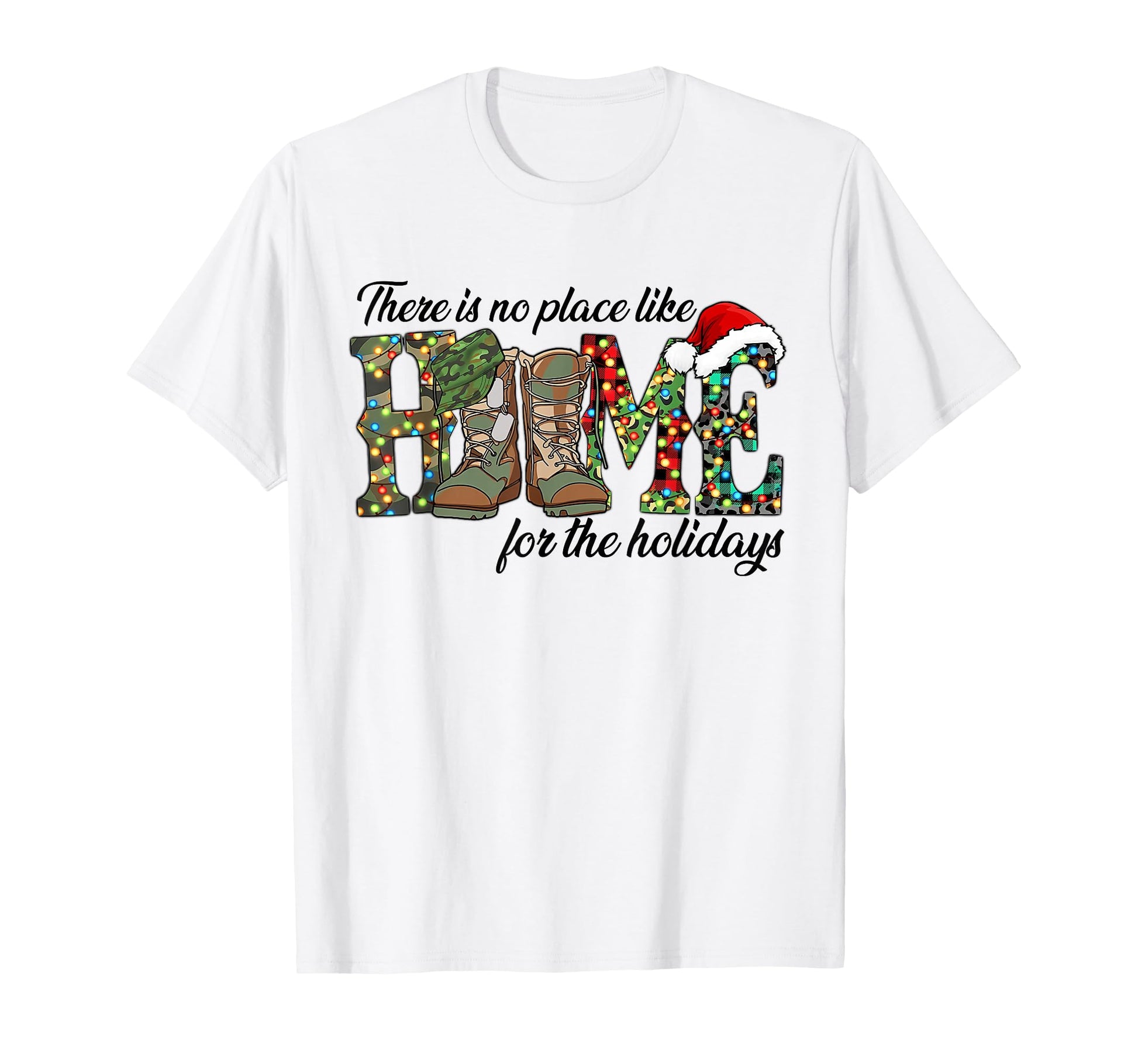 There Is No Place Like Home Holidays T-Shirt - Custom Art Print for Adults - T-Shirt, Sweatshirt, Hoodie