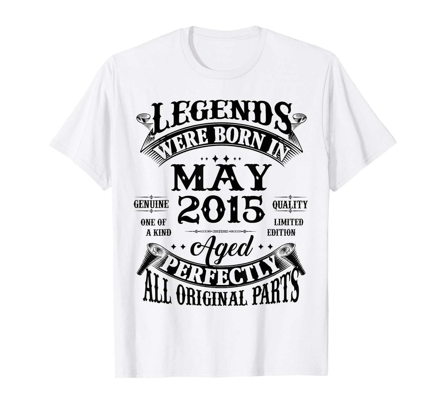11Th Birthday Gift Legend Born May 2015 T-Shirt - Trendy Graphic Men Women - T-Shirt, Sweatshirt, Hoodie
